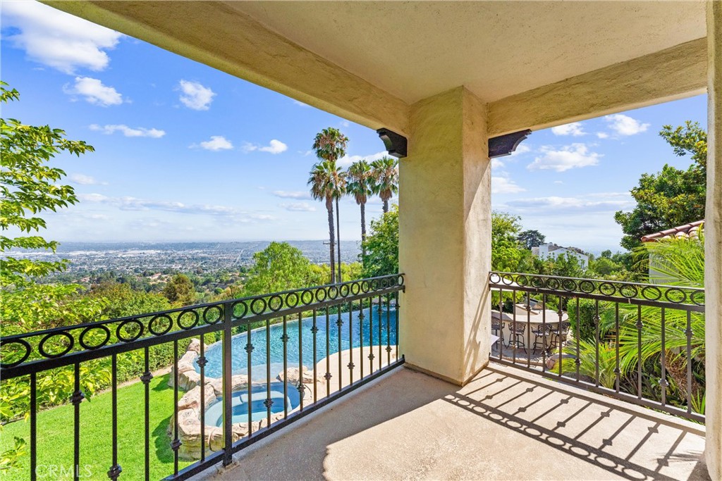 927 Avocado Crest Road La Habra Heights, CA 90631 - Photo 45 of 72 a view of a balcony with lake view
