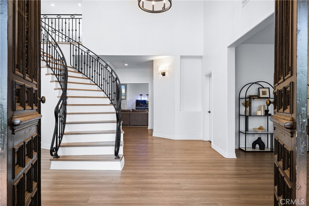 927 Avocado Crest Road La Habra Heights, CA 90631 - Photo 6 of 72 a view of entryway with wooden floor