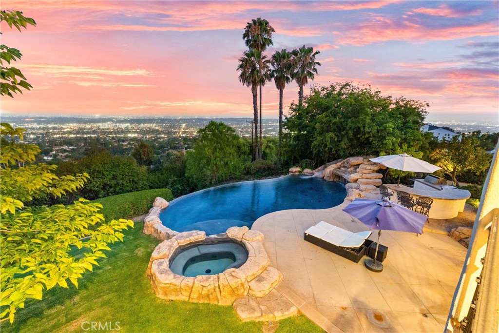 927 Avocado Crest Road La Habra Heights, CA 90631 - Photo 63 of 72 a view of swimming pool with seating space