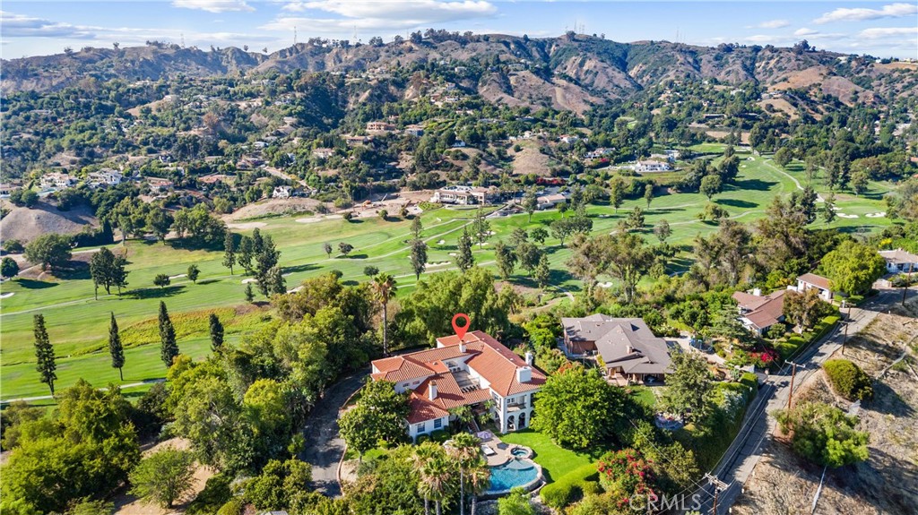 927 Avocado Crest Road La Habra Heights, CA 90631 - Photo 70 of 72 an aerial view of residential houses with outdoor space