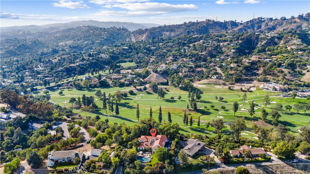 927 Avocado Crest Road La Habra Heights, CA 90631 - Photo 71 of 72 an aerial view of residential house with outdoor space and trees all around