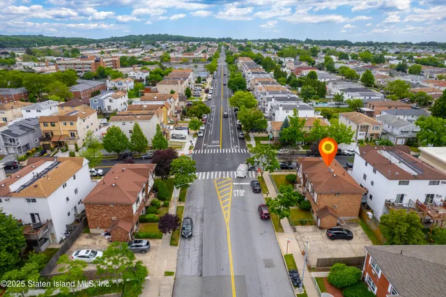 a view of a city with an ocean