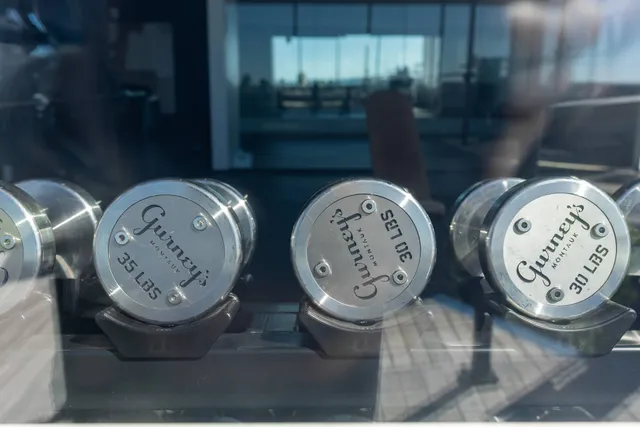 a clock on a table and a clock on wall