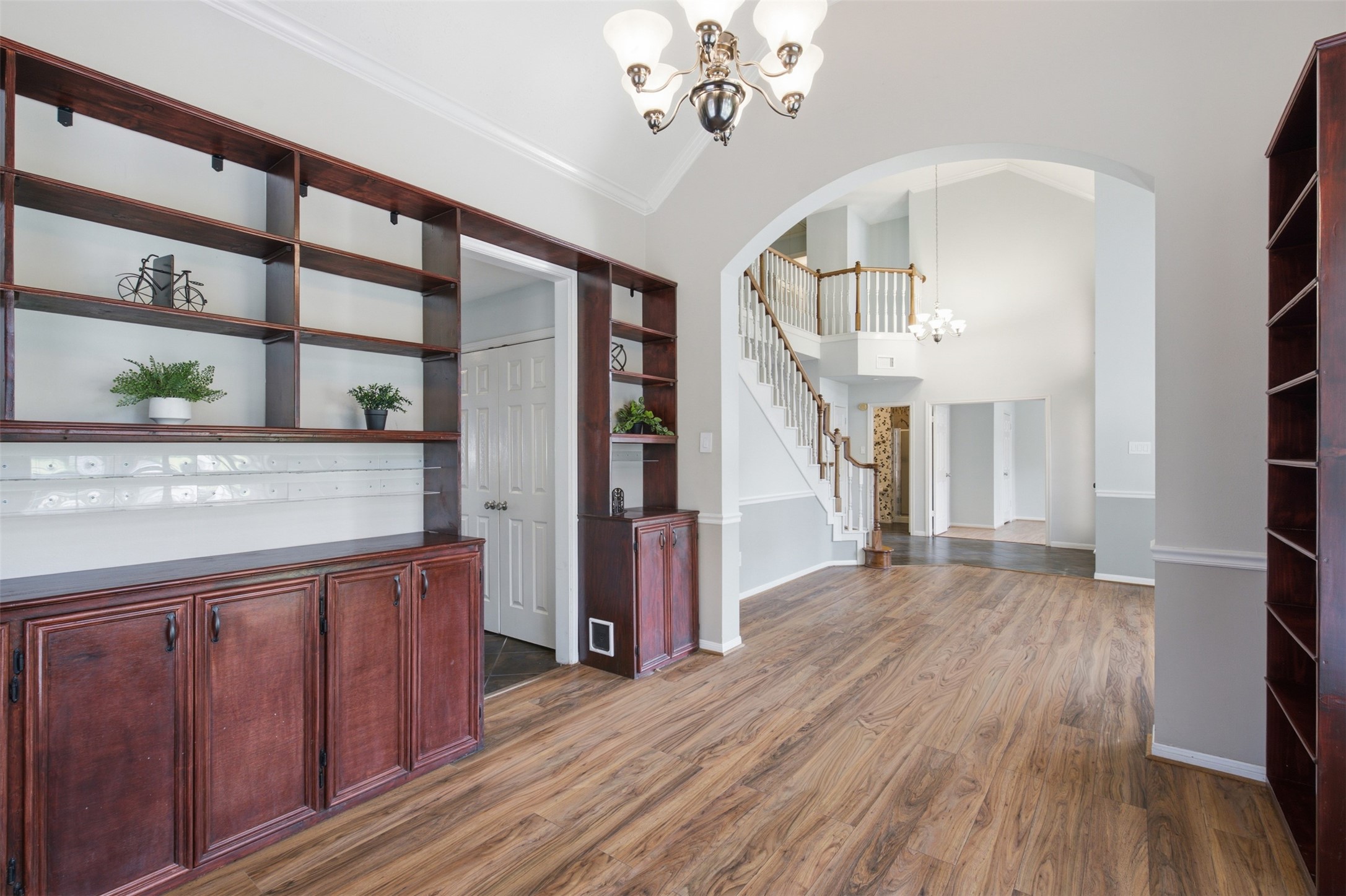 323 Magic Oaks Court Spring, TX 77388 - Photo 10 of 49 Another view of the stunning and stylish storage feature highlighted by the generous natural light this home offers.