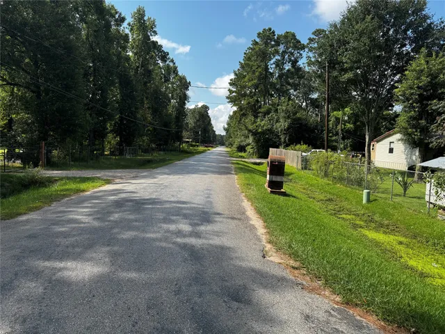 a childrens park with lots of trees