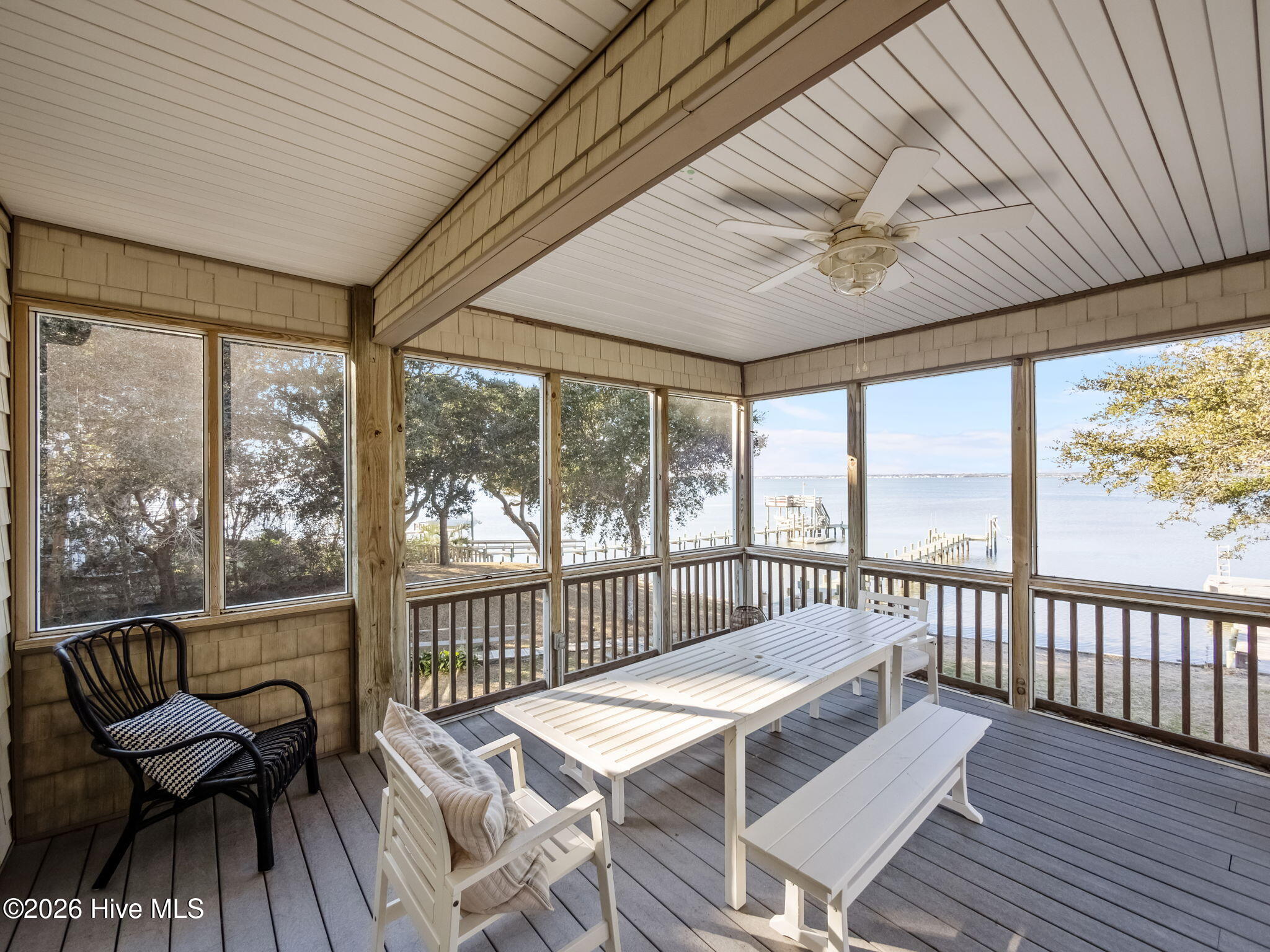 1206 Timber Trail Emerald Isle, NC 28594 - Photo 17 of 39 Screened porch with GREAT SOUND VIEWS!