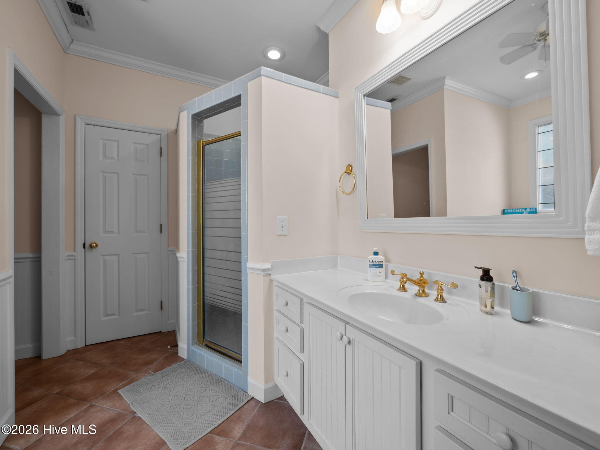 1206 Timber Trail Emerald Isle, NC 28594 - Photo 24 of 48 Master bathroom with separate tub and shower