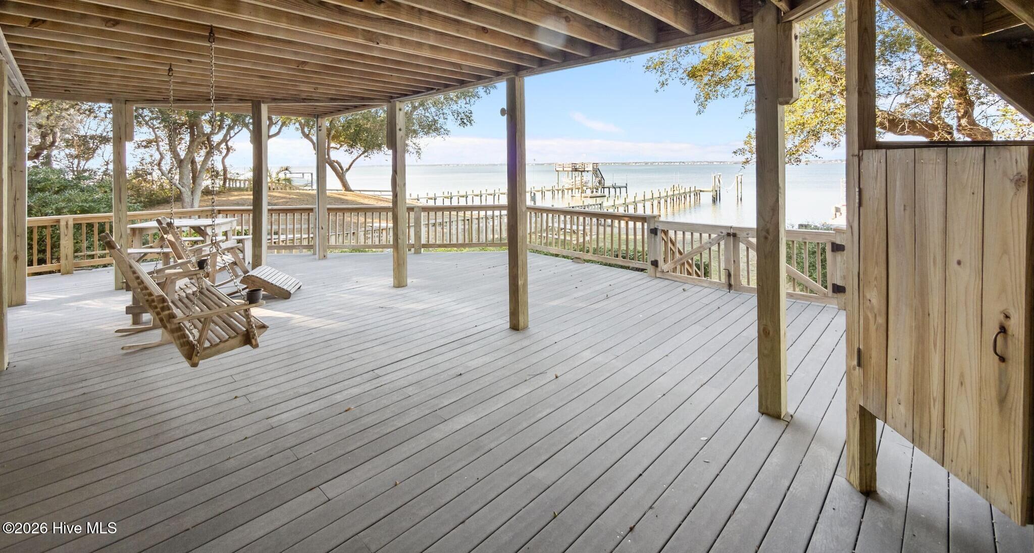 1206 Timber Trail Emerald Isle, NC 28594 - Photo 5 of 48 First floor deck over looking sound