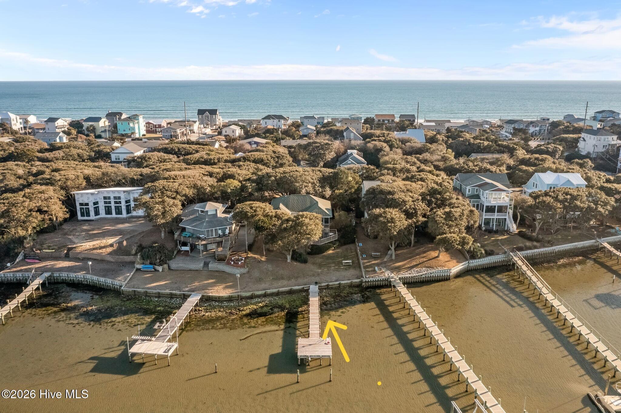1206 Timber Trail Emerald Isle, NC 28594 - Photo 6 of 48 Aerial view showing & house