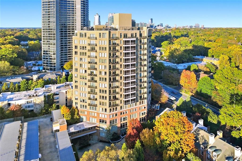 2626 Peachtree Road Northwest, Unit 1006 Atlanta, GA 30305 - Photo 16 of 19 a view of a city with tall buildings