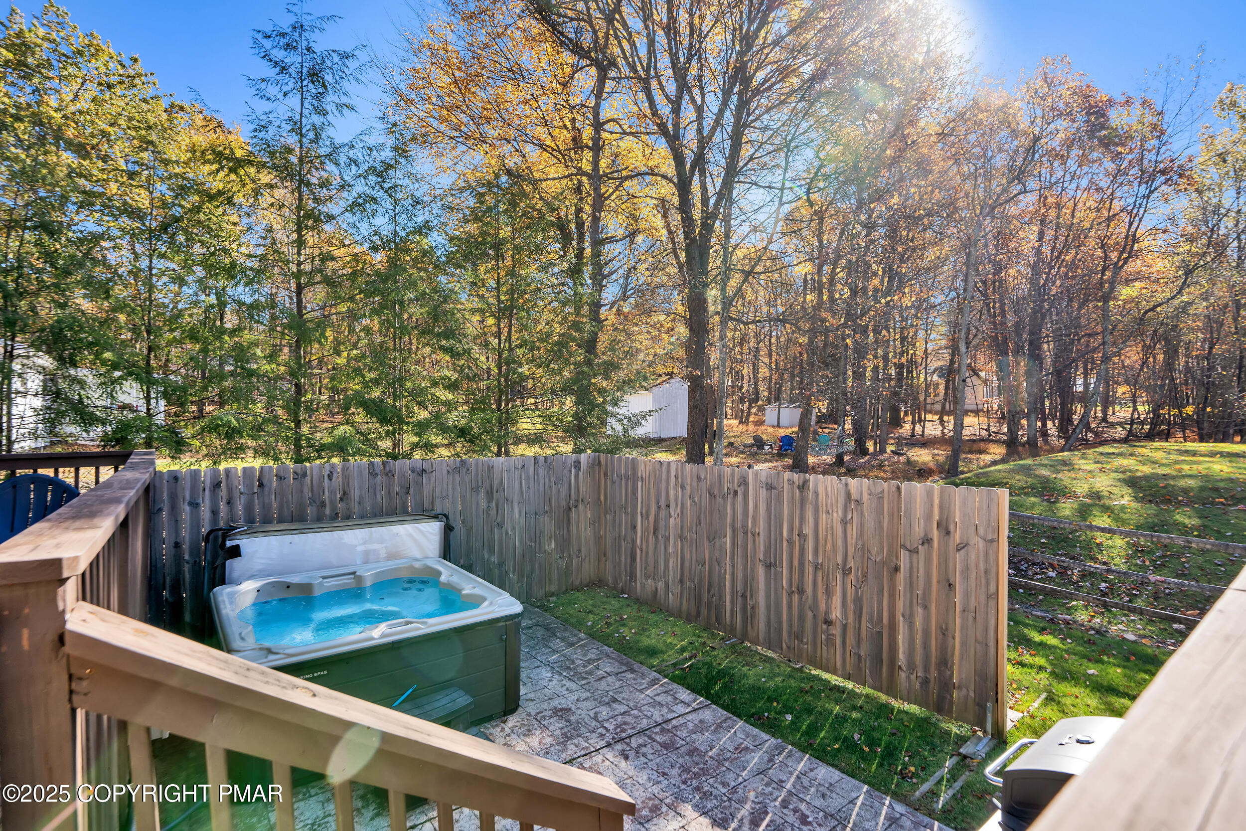 112 Maccauley Road Albrightsville, PA 18210 - Photo 50 of 76 a view of outdoor space with deck and yard