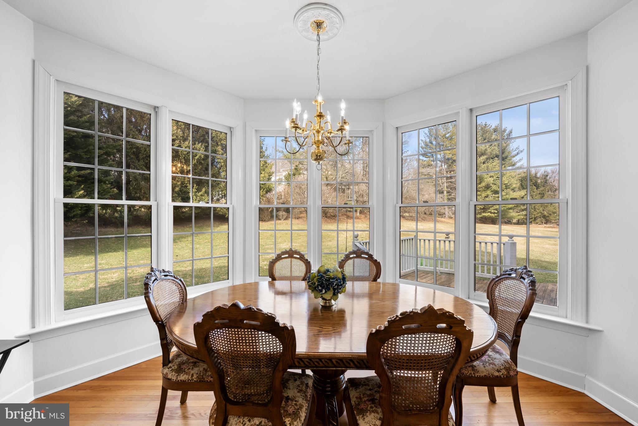 9420 Crimson Leaf Terrace Potomac, MD 20854 - Photo 10 of 33 a view of a dining room with furniture window and outside view