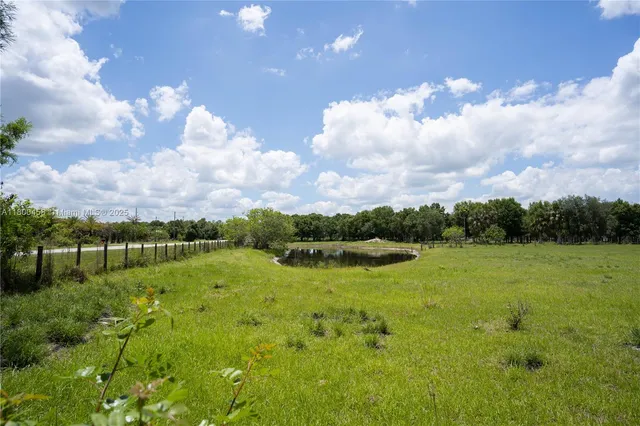 a view of an outdoor space and a yard