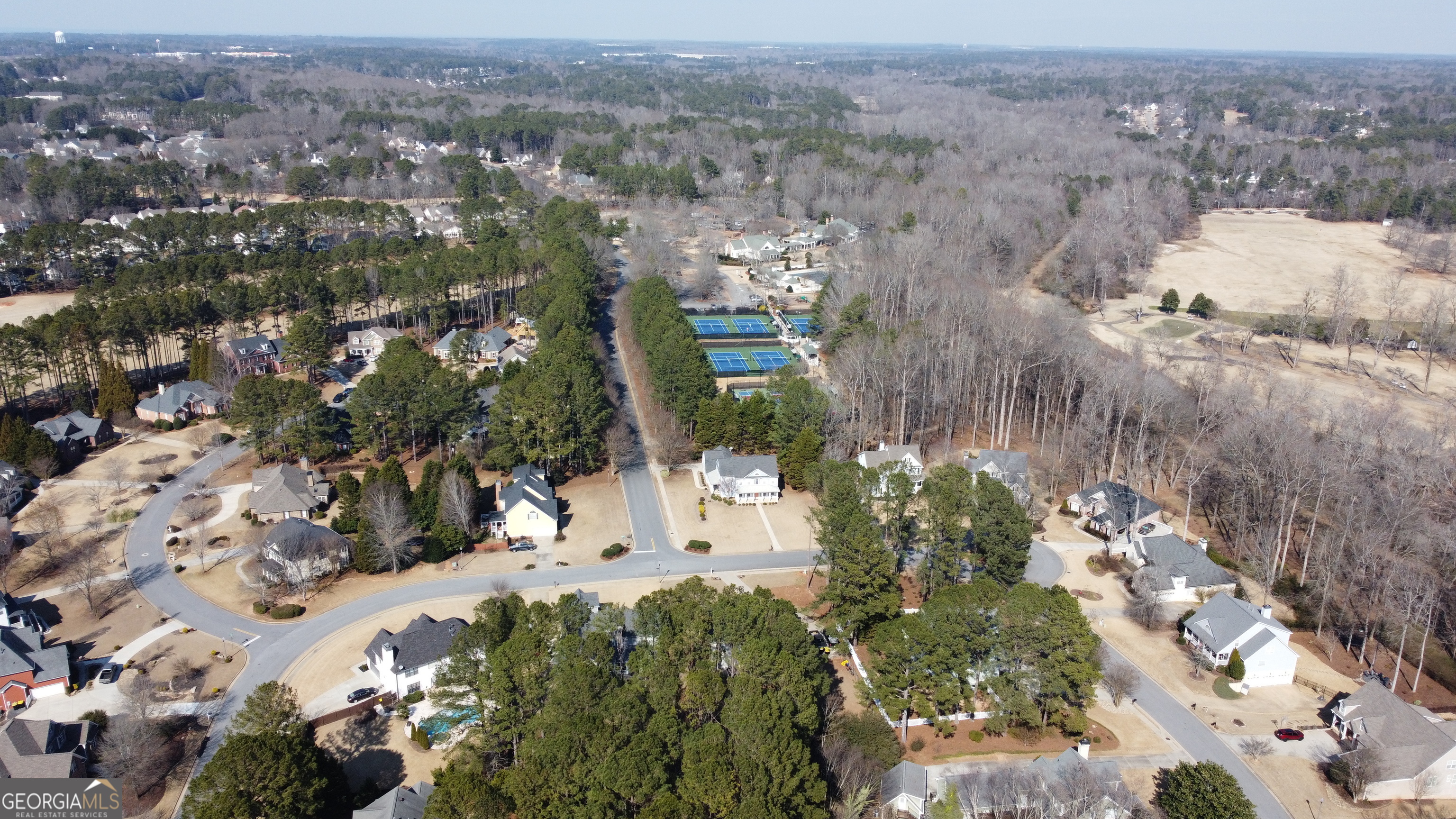 80 Middleton Trace Newnan, GA 30265 - Photo 73 of 92 an aerial view of a house with a yard