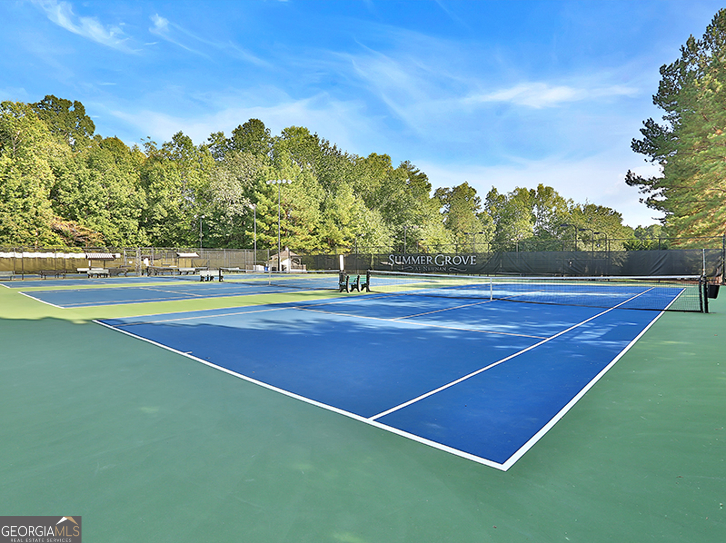 80 Middleton Trace Newnan, GA 30265 - Photo 78 of 92 a view of an outdoor space and tennis court