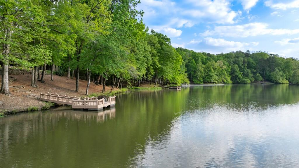 550 Blue Heron Way Milton, GA 30004 - Photo 102 of 108 a view of a lake with houses in the background