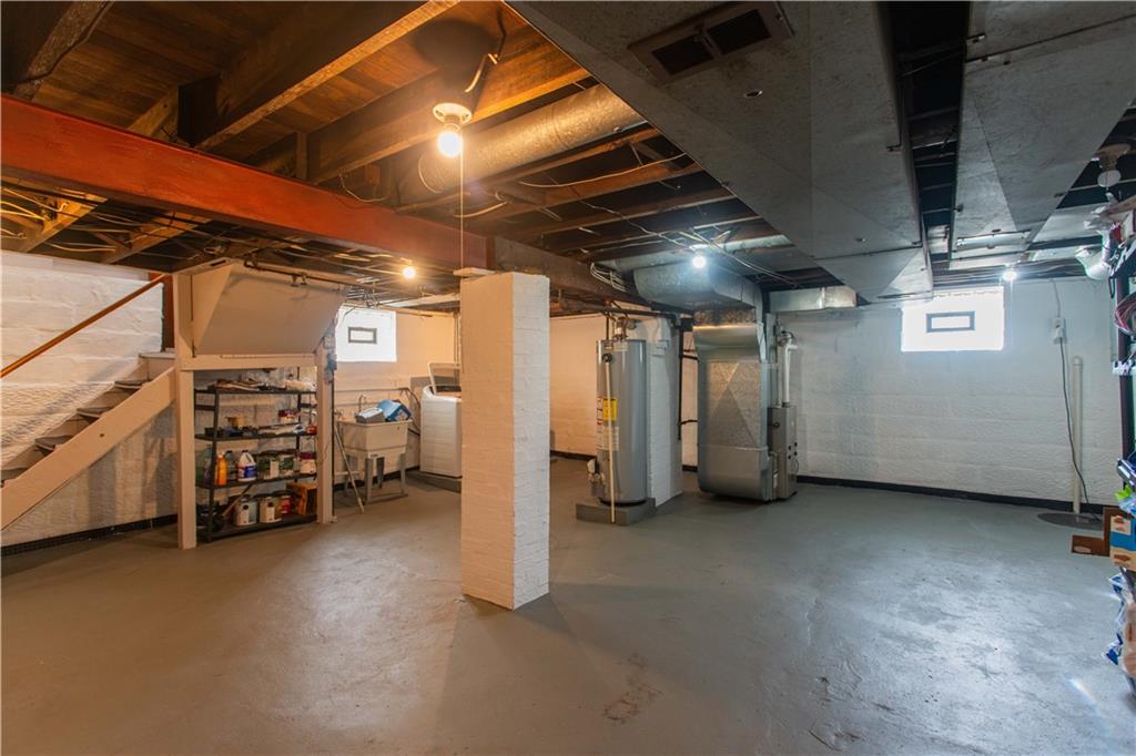 1618 North 3rd Street New Brighton, PA 15066 - Photo 21 of 28 a view of a big room with air conditioner duct and materials on floor