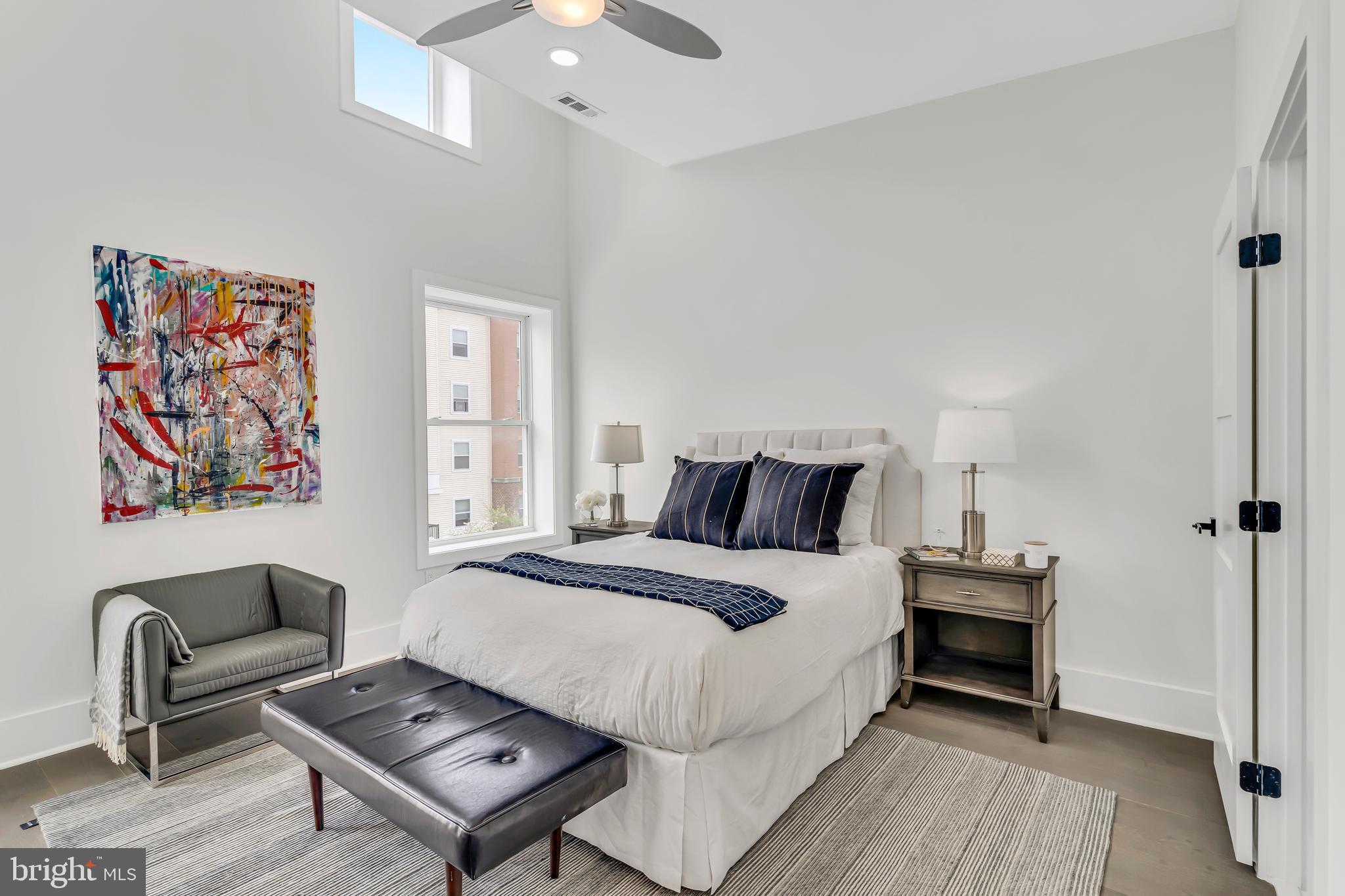 112 Todd Place Northeast Washington, DC 20002 - Photo 31 of 73 a bedroom with a bed and a couch