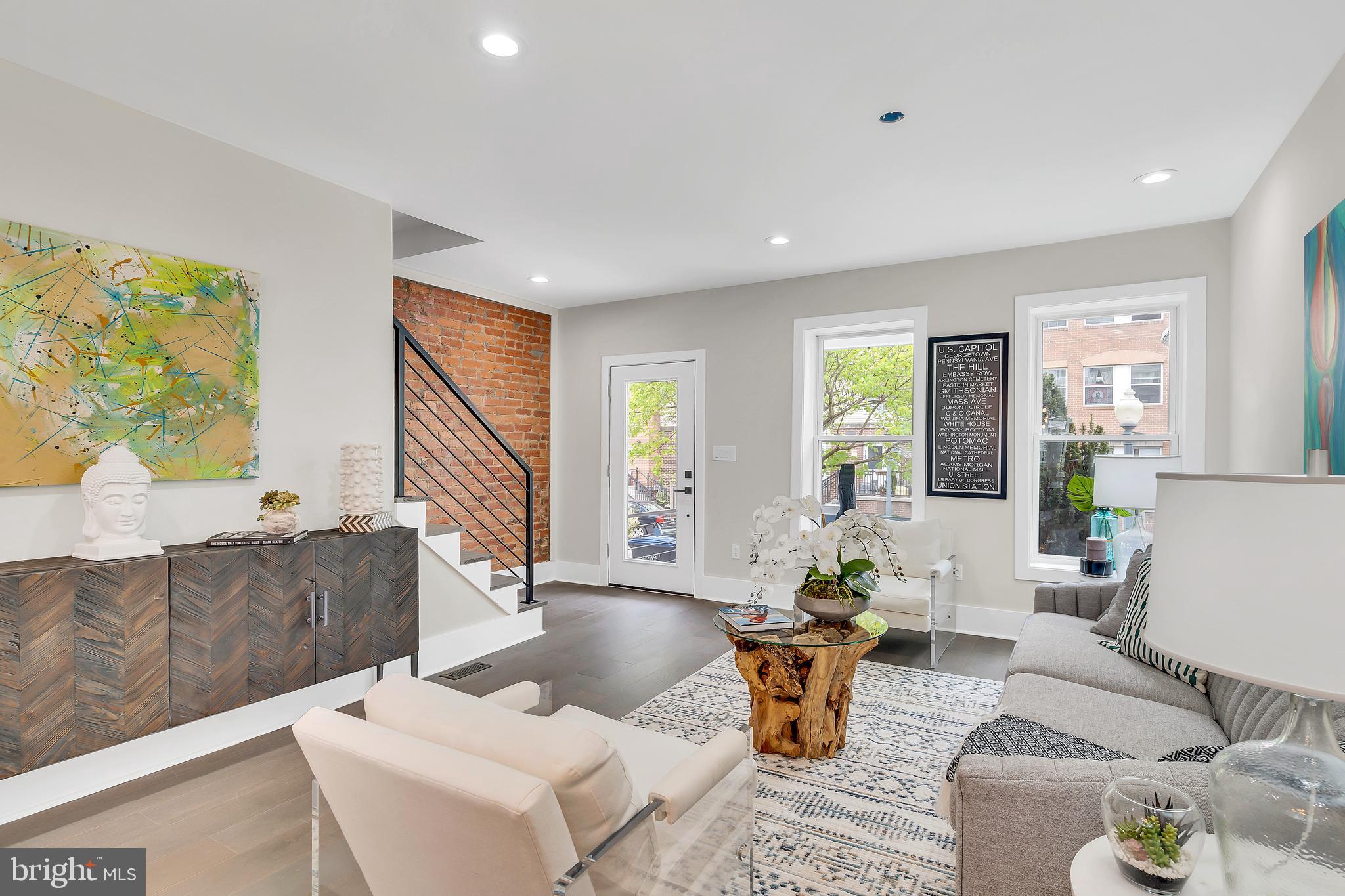 112 Todd Place Northeast Washington, DC 20002 - Photo 7 of 73 a living room with furniture and wooden floor