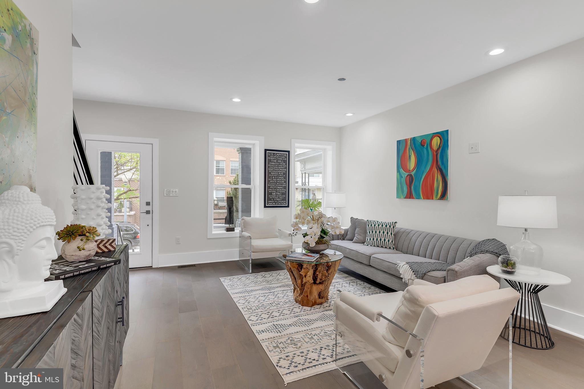 112 Todd Place Northeast Washington, DC 20002 - Photo 8 of 73 a living room with furniture or couch and a dresser
