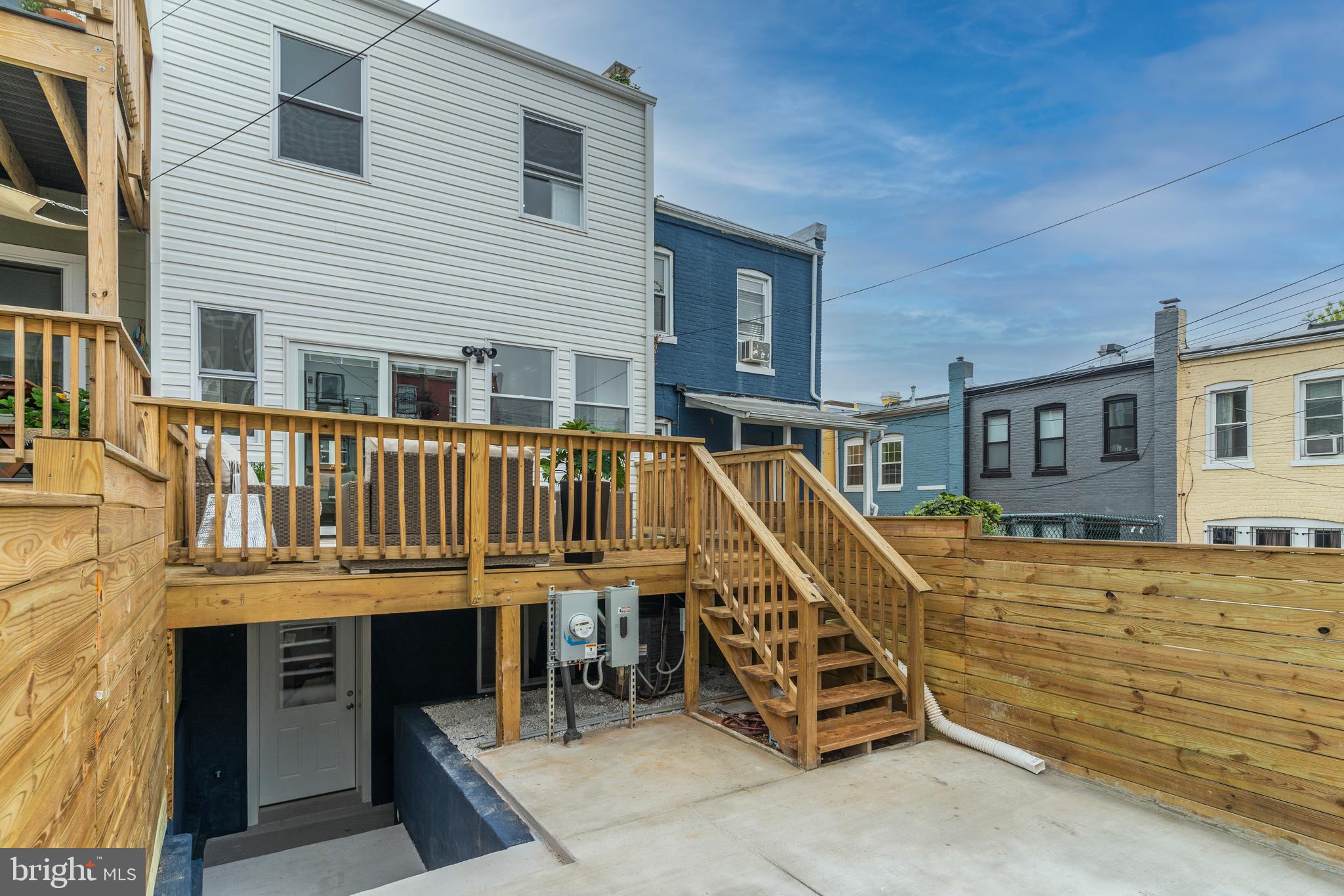 112 Todd Place Northeast Washington, DC 20002 - Photo 72 of 73 a view of a house with roof deck