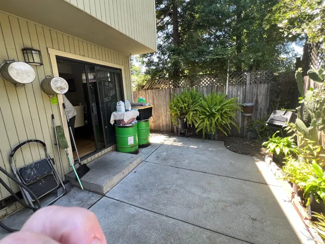 a view of outdoor space and porch
