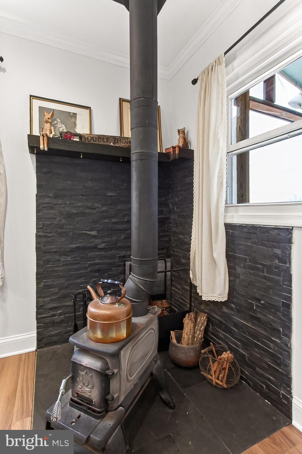 3121 Westley Road Falls Church, VA 22042 - Photo 25 of 48 Cozy up by the wood stove