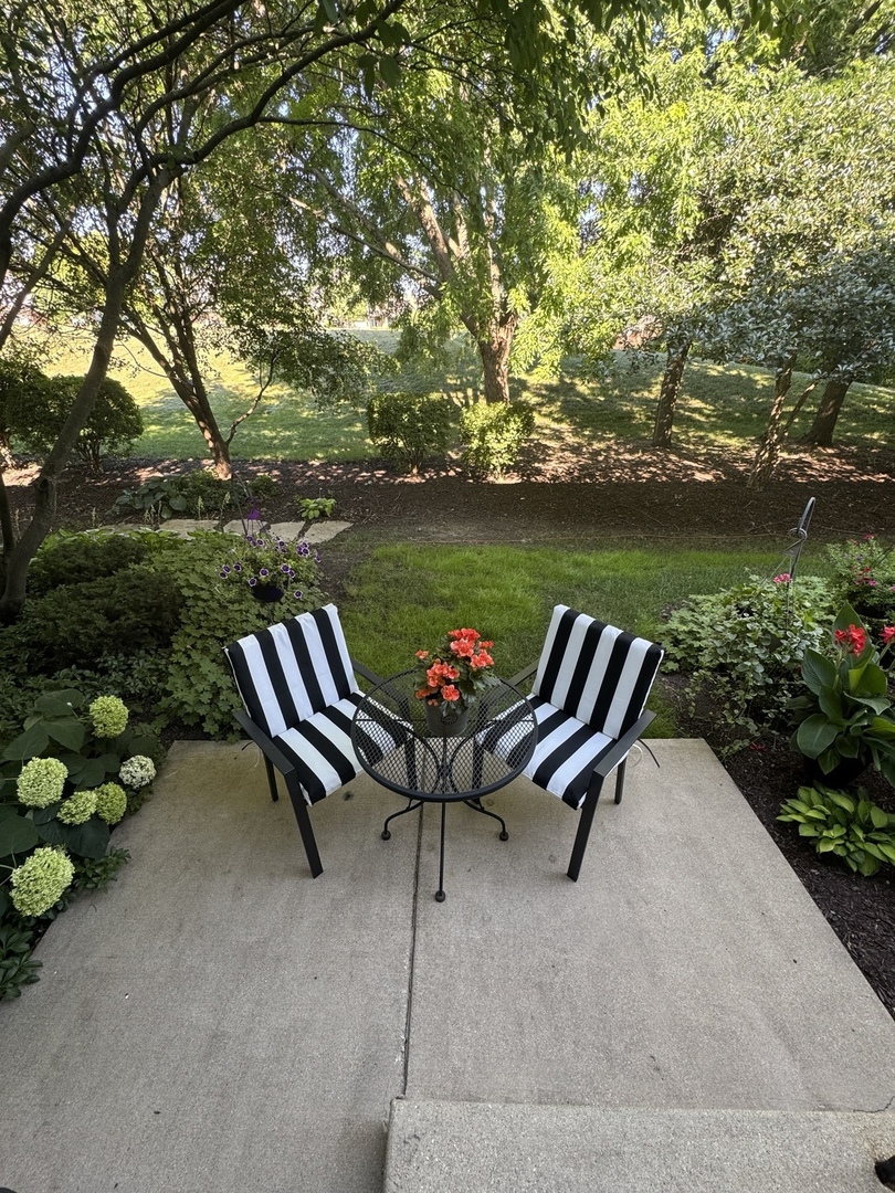 2827 White Thorn Circle Naperville, IL 60564 - Photo 22 of 26 a backyard of a house with outdoor seating