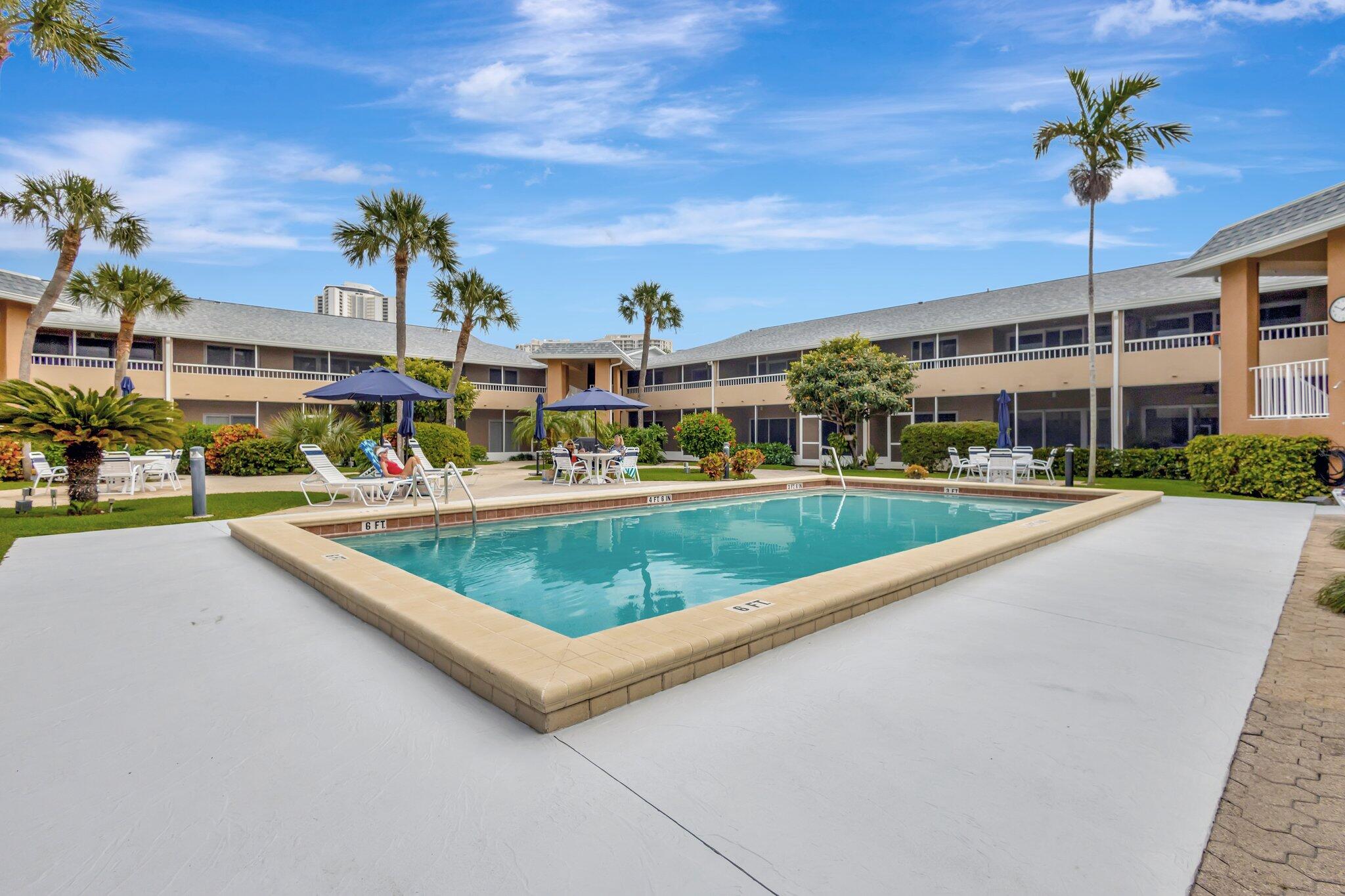 1100 Surf Road, Unit 105 Singer Island, FL 33404 - Photo 42 of 48 Beautiful Community Salt Water Pool