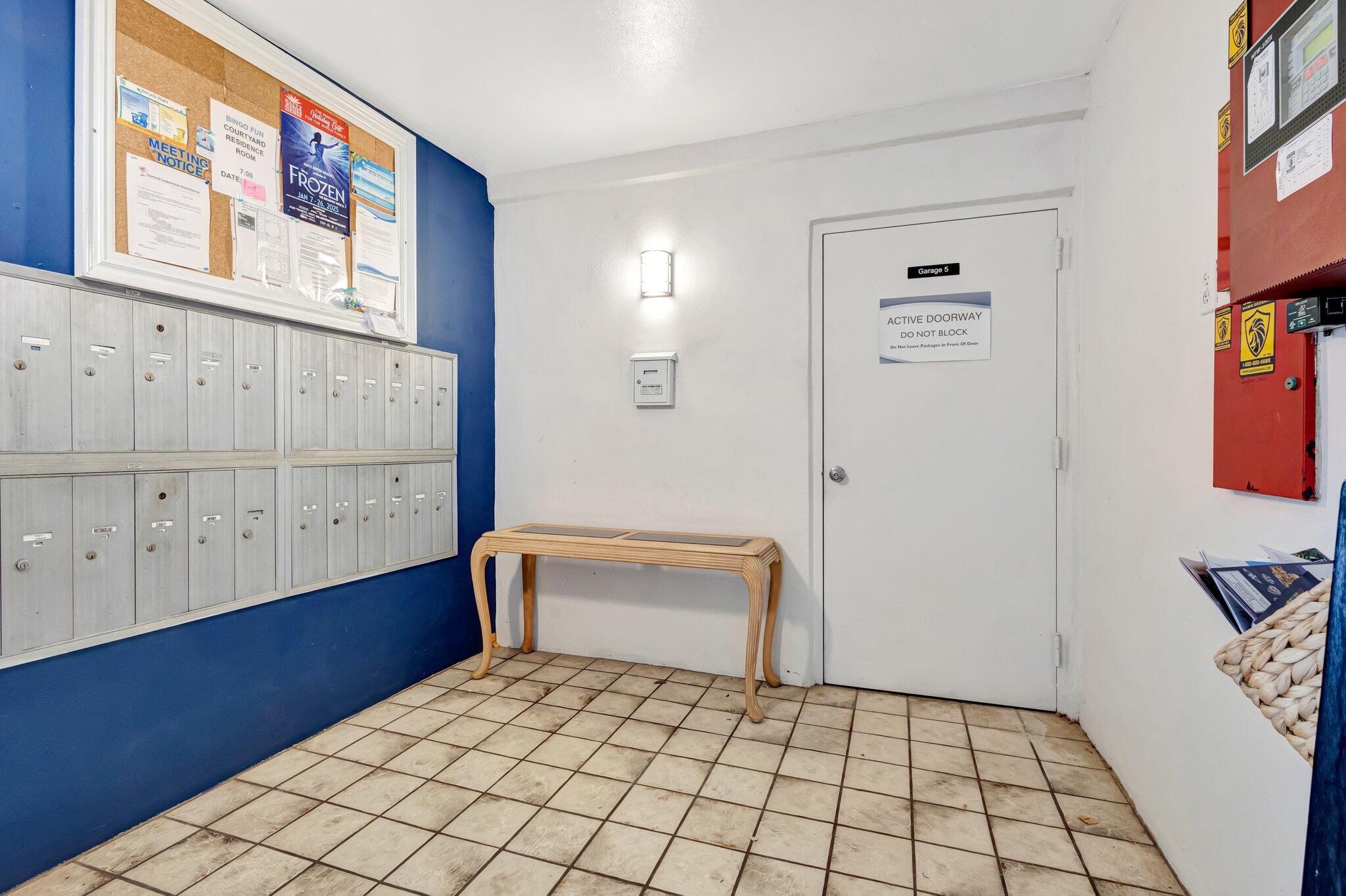 1100 Surf Road, Unit 105 Singer Island, FL 33404 - Photo 43 of 48 Private Mailroom