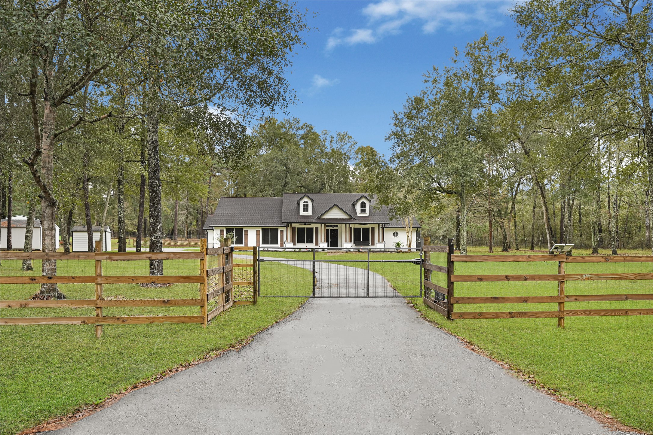 28402 Ascot Farms Road Magnolia, TX 77354 - Photo 2 of 40 Secure, Gated Driveway