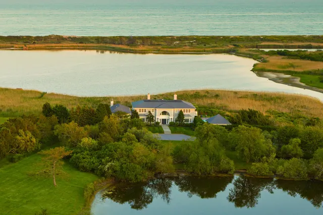 a view of an ocean and beach