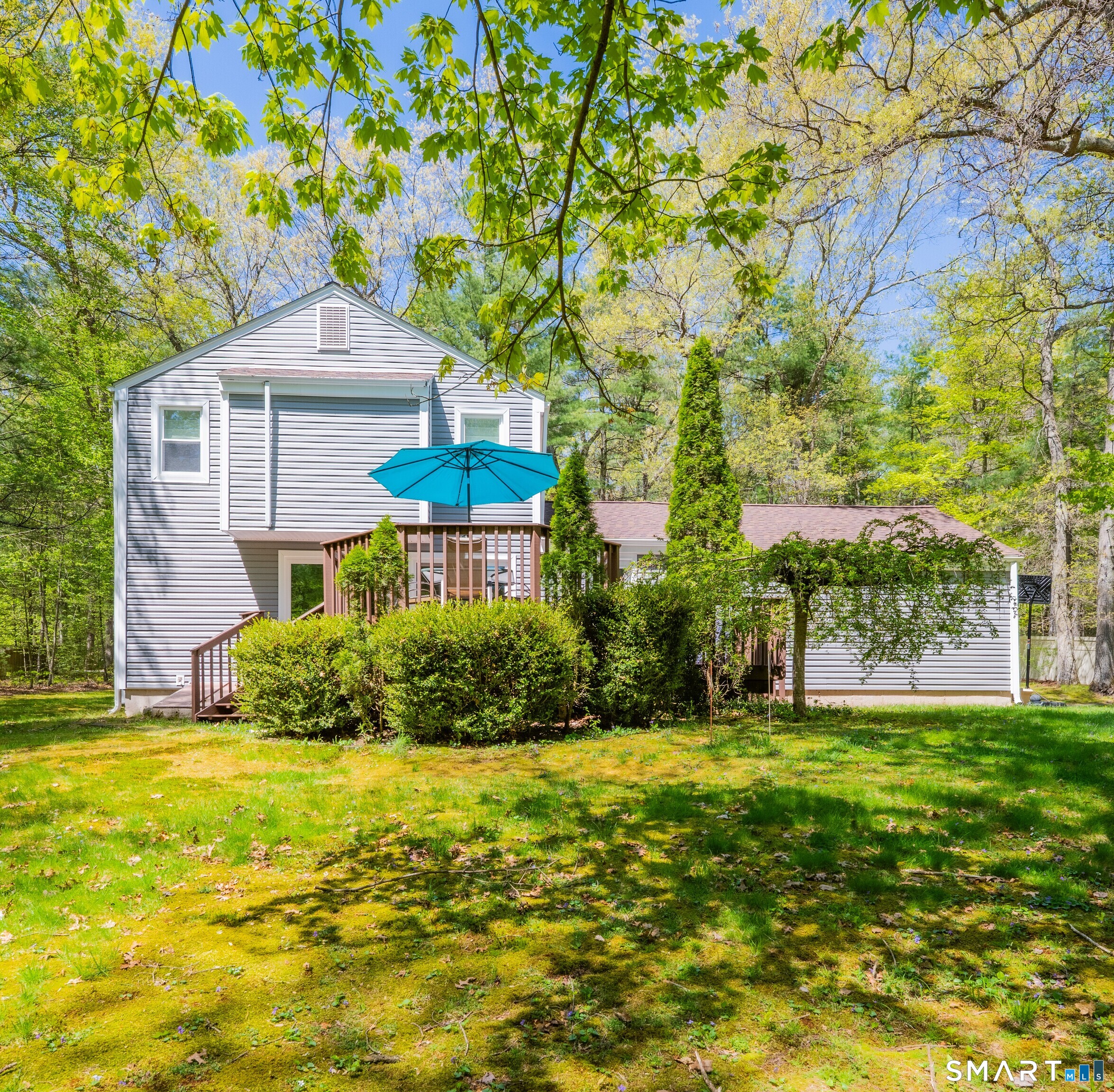 116 Canton Road Granby, CT 06035 - Photo 29 of 29 a front view of a house with garden