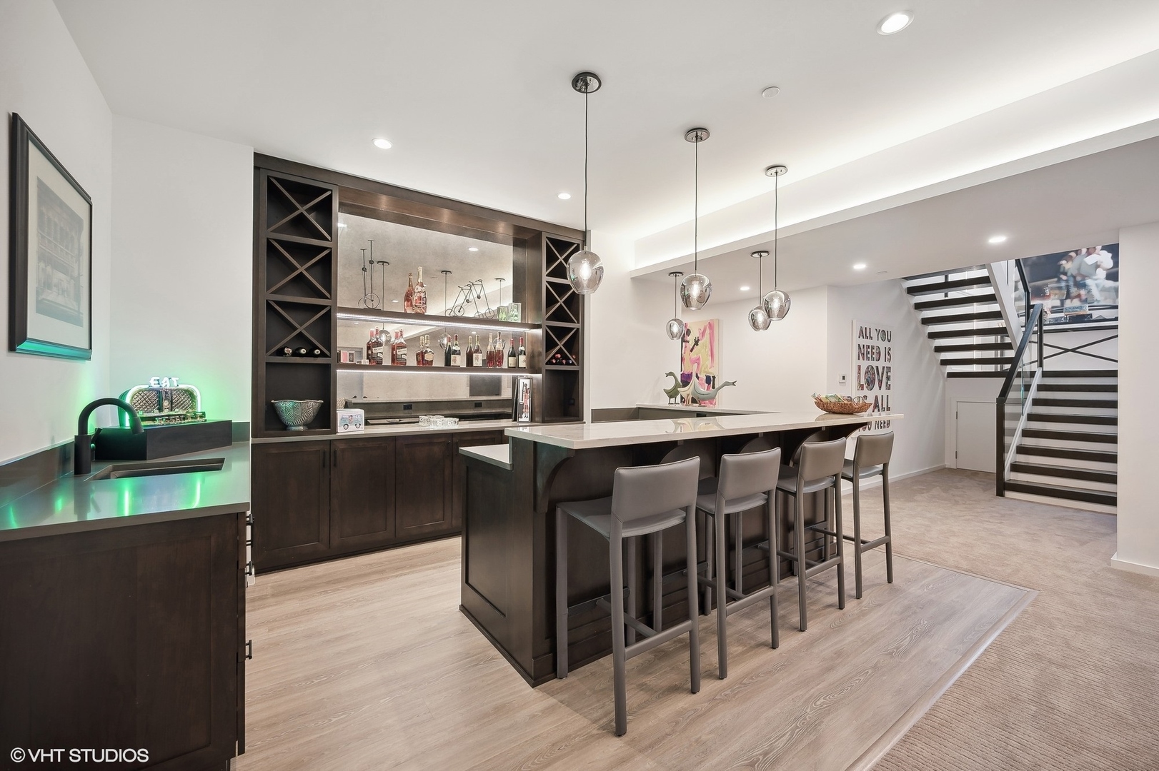 133 Timber Lane Glencoe, IL 60022 - Photo 32 of 45 a kitchen with stainless steel appliances kitchen island granite countertop a sink and cabinets