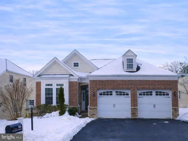 a front view of a house with plants