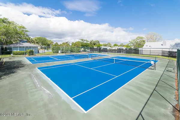 a view of a tennis court