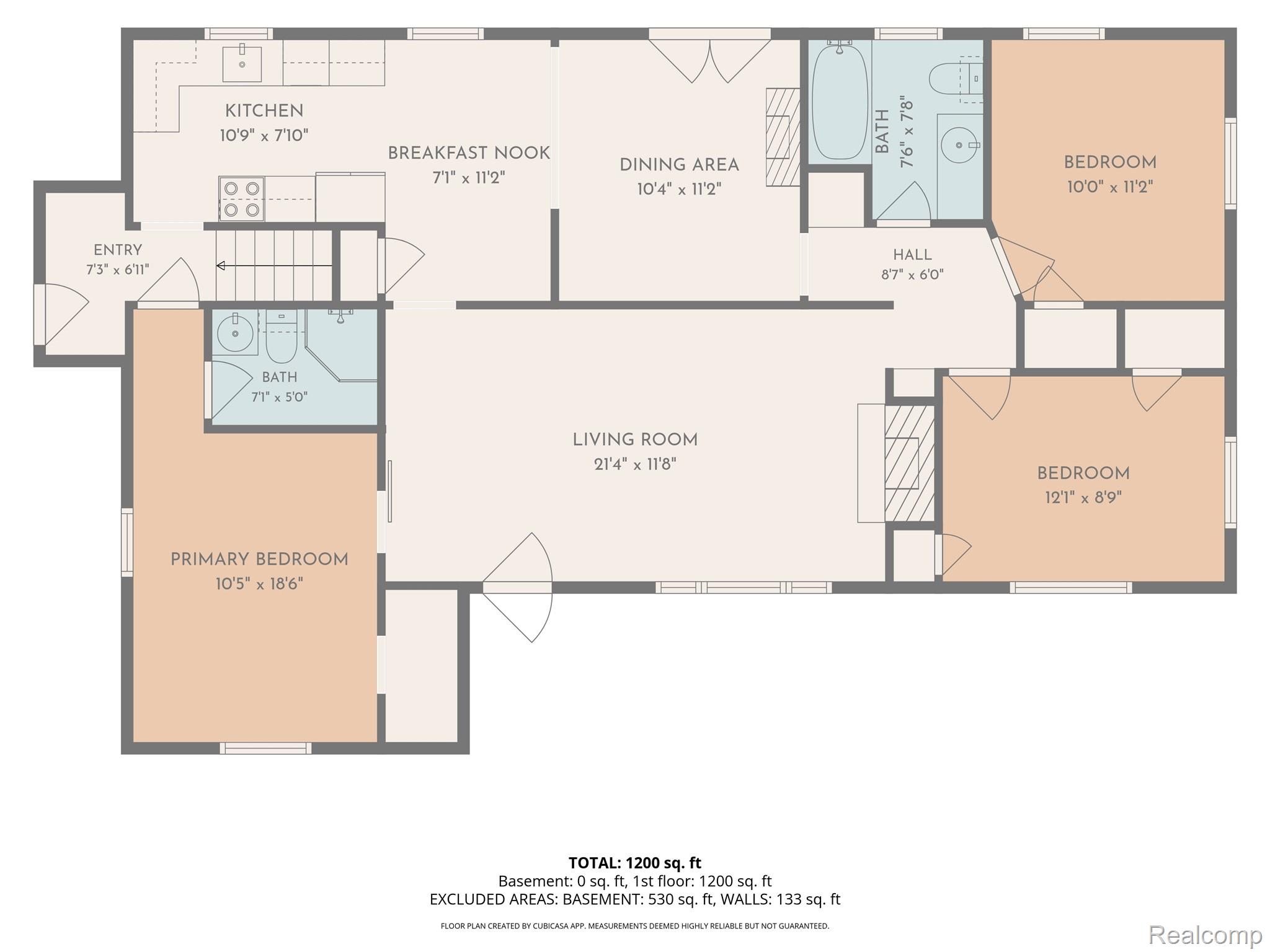 7800 Maple Street Birch Run, MI 48415 - Photo 27 of 29 Floor plan