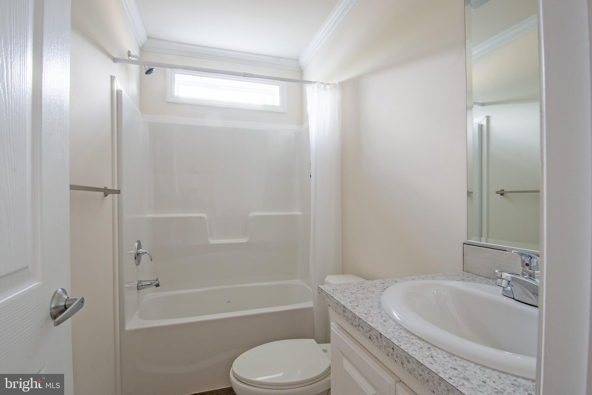 91 Longbow Lane Hartly, DE 19953 - Photo 18 of 21 a bathroom with a granite countertop toilet sink and bathtub