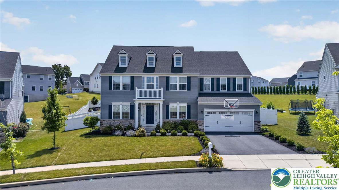 3952 Orth Street Bethlehem, PA 18020 - Photo 1 of 60 A classic two-story home features a welcoming front entrance, attached garage, and neatly landscaped yard.