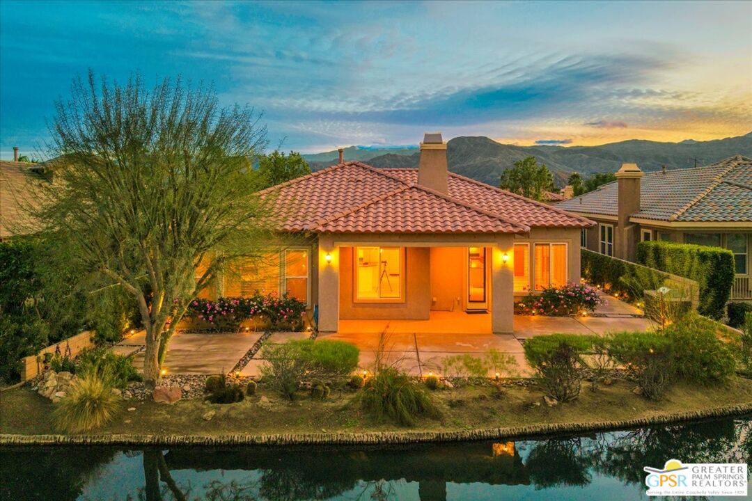 8 Lake Como Court Rancho Mirage, CA 92270 - Photo 44 of 63 a view of a house with a swimming pool