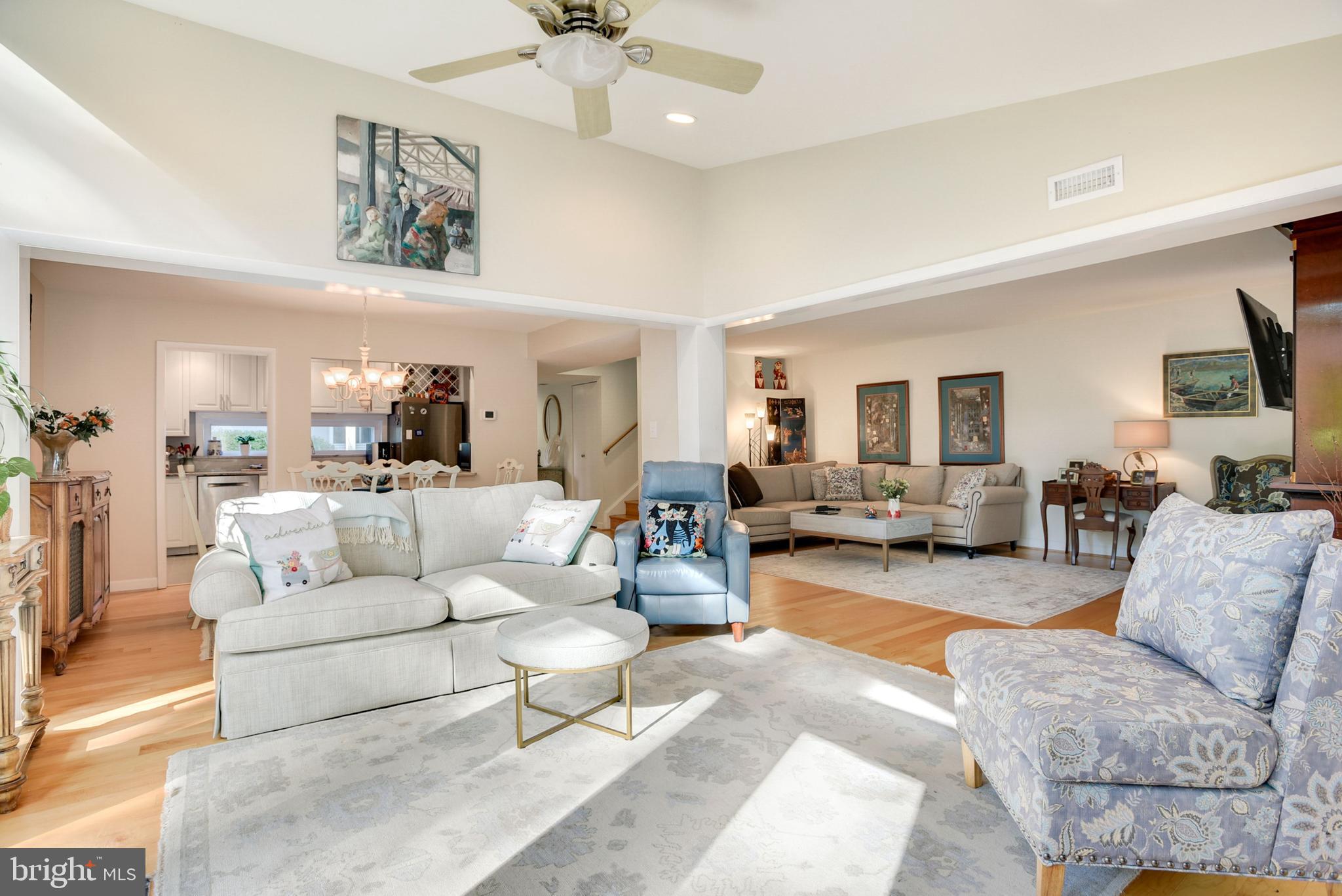 11486 Links Drive Reston, VA 20190 - Photo 15 of 28 view from great or sunroom addition to living room