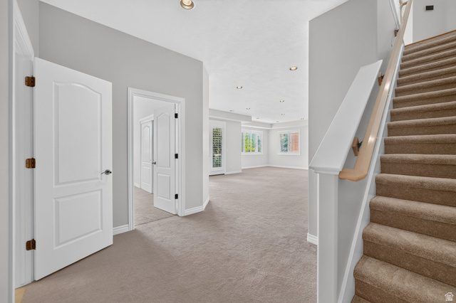 1568 Fairway Ridge Road Draper, UT 84020 - Photo 29 of 44 Stairway leading to walkout basement