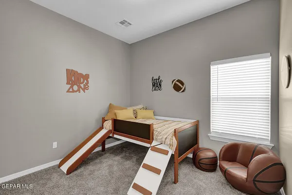 a room with furniture and window