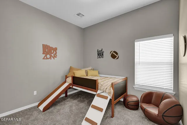 a room with furniture and window