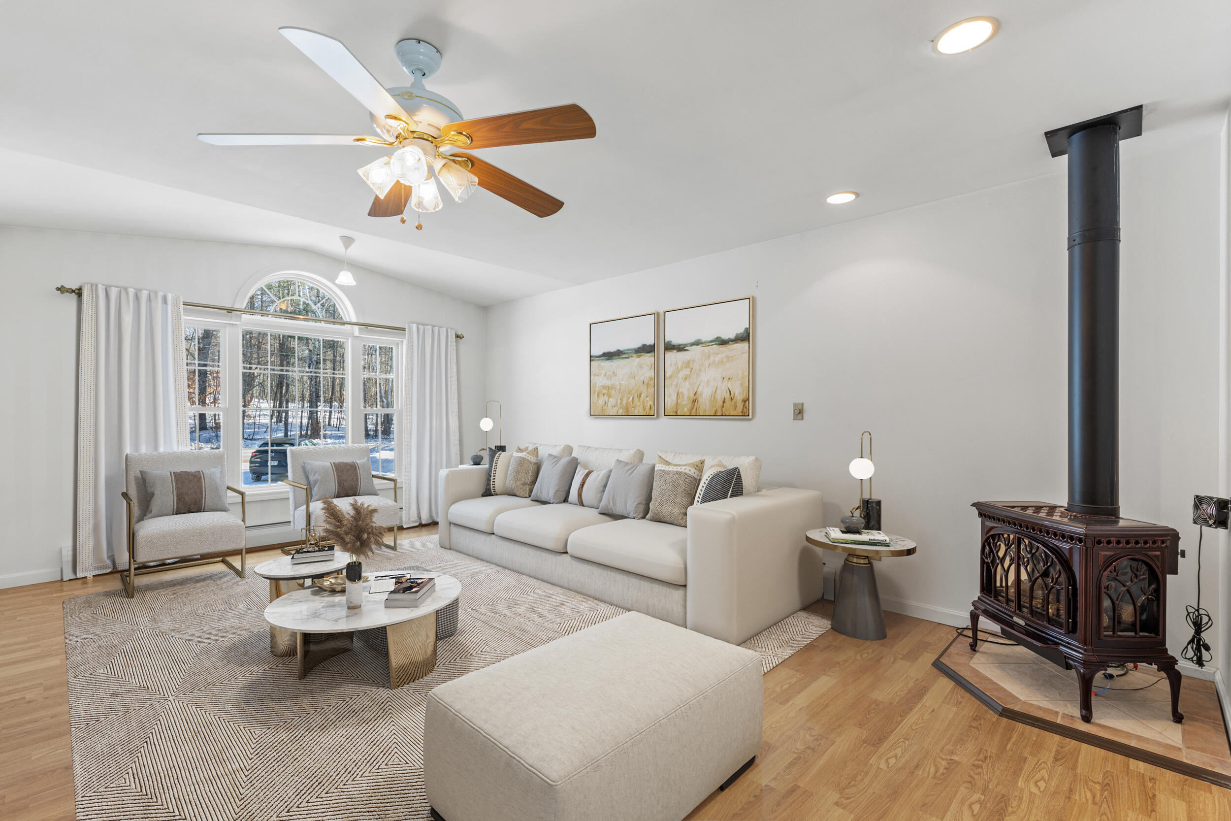 97 North Raymond Road Gray, ME 04039 - Photo 4 of 45 Living Room Staged