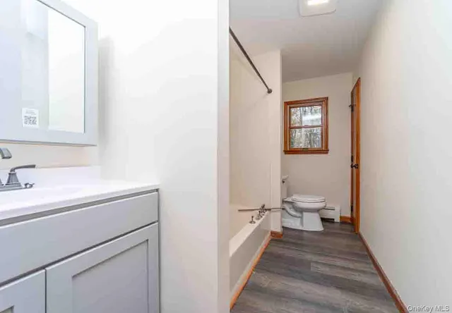 a bathroom with a sink and a toilet