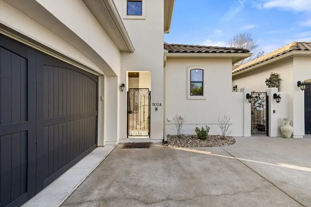 a view of a house with a outdoor space