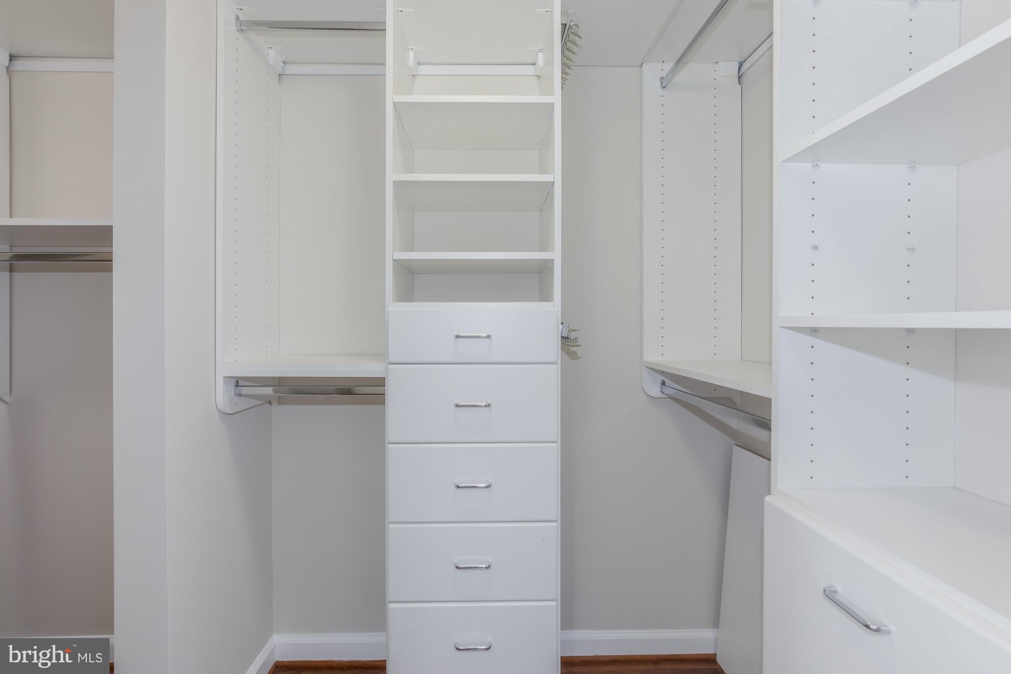 815 G Street Southwest Washington, DC 20024 - Photo 22 of 32 Sleek, modern closet organization.