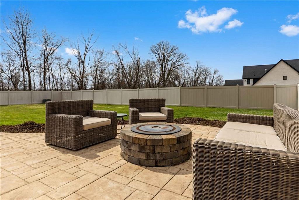2094 Laurel Ridge Drive Clairton, PA 15025 - Photo 9 of 27 a view of a patio with couches and a fire pit