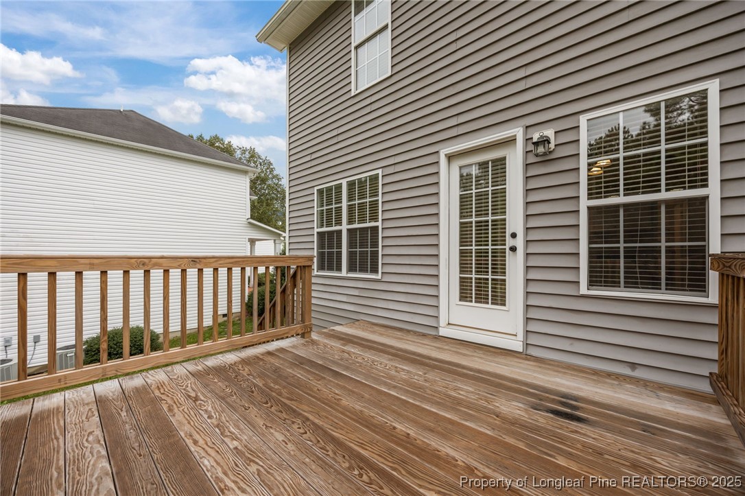 216 Cobblestone Drive Spring Lake, NC 28390 - Photo 36 of 38 a view of a roof deck